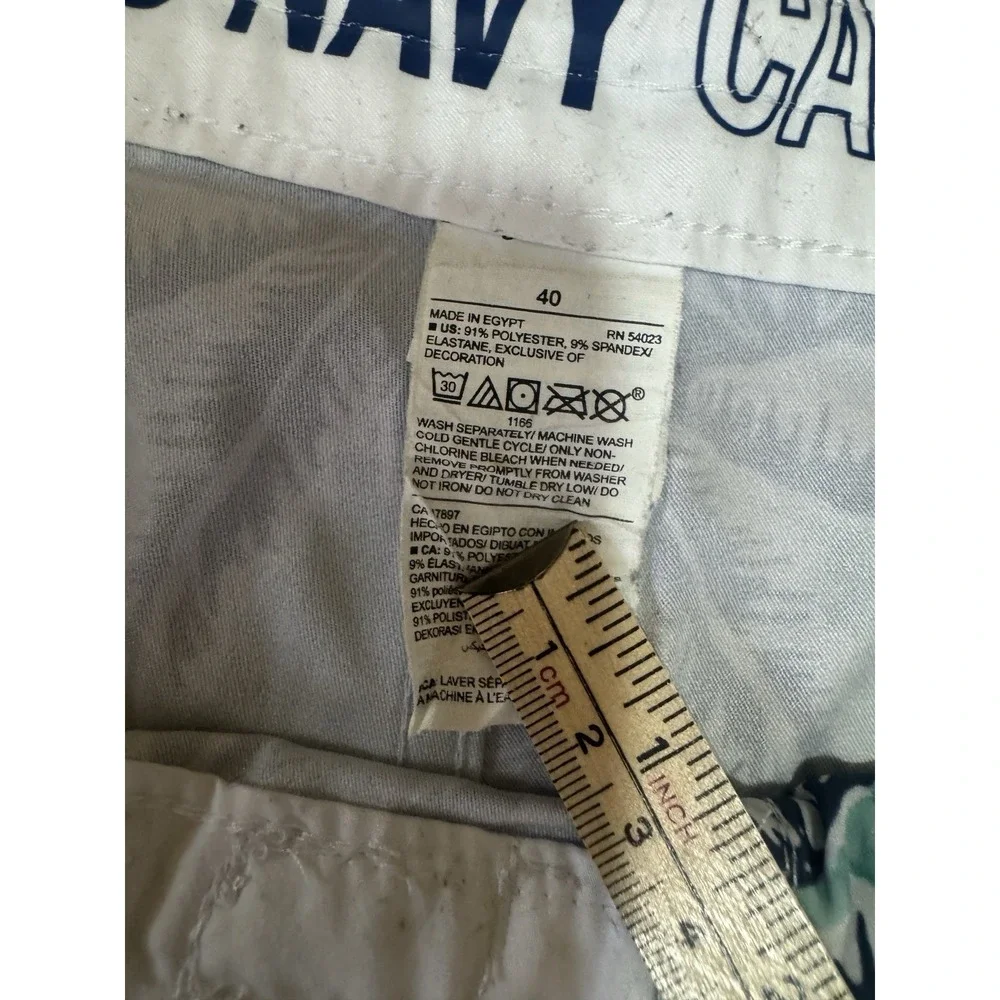 Old Navy California Men's Size 40 Blue Palm Trees Swim Board Shorts Trunks